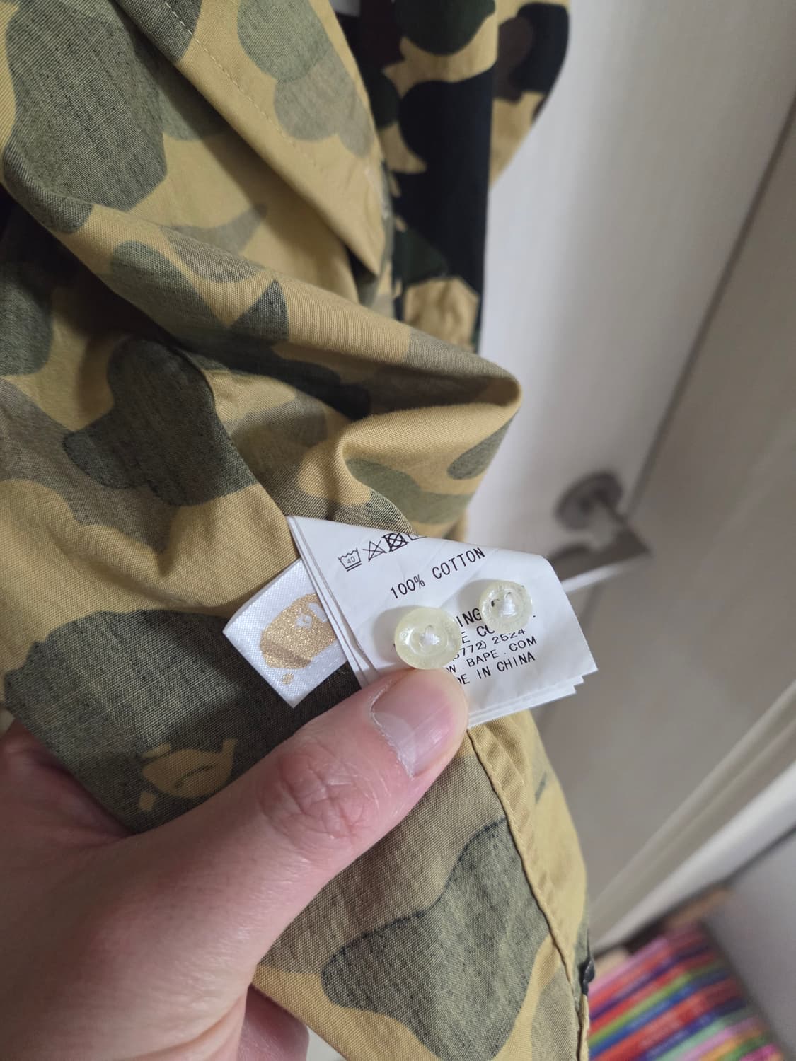 BAPE 베이프 카모 셔츠 XL 상품이미지4