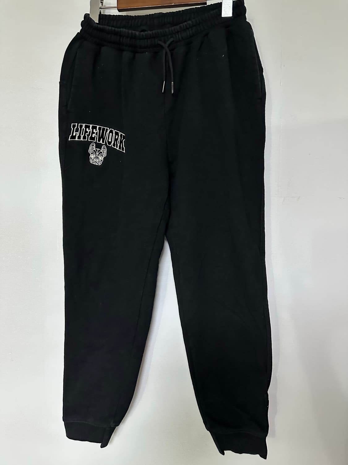 LIFWORK 라이프워크 검정 맨투맨티셔츠 상하의일괄 상품이미지6