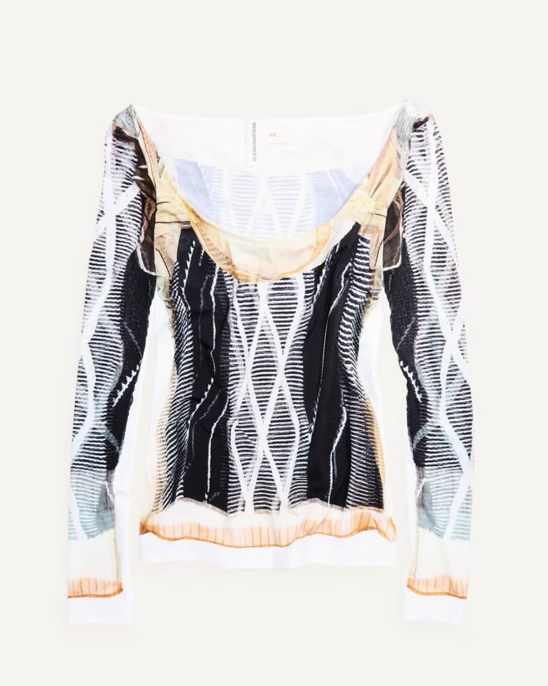 H&M 글렌 마틴스 프린트 톱 M 상품이미지1