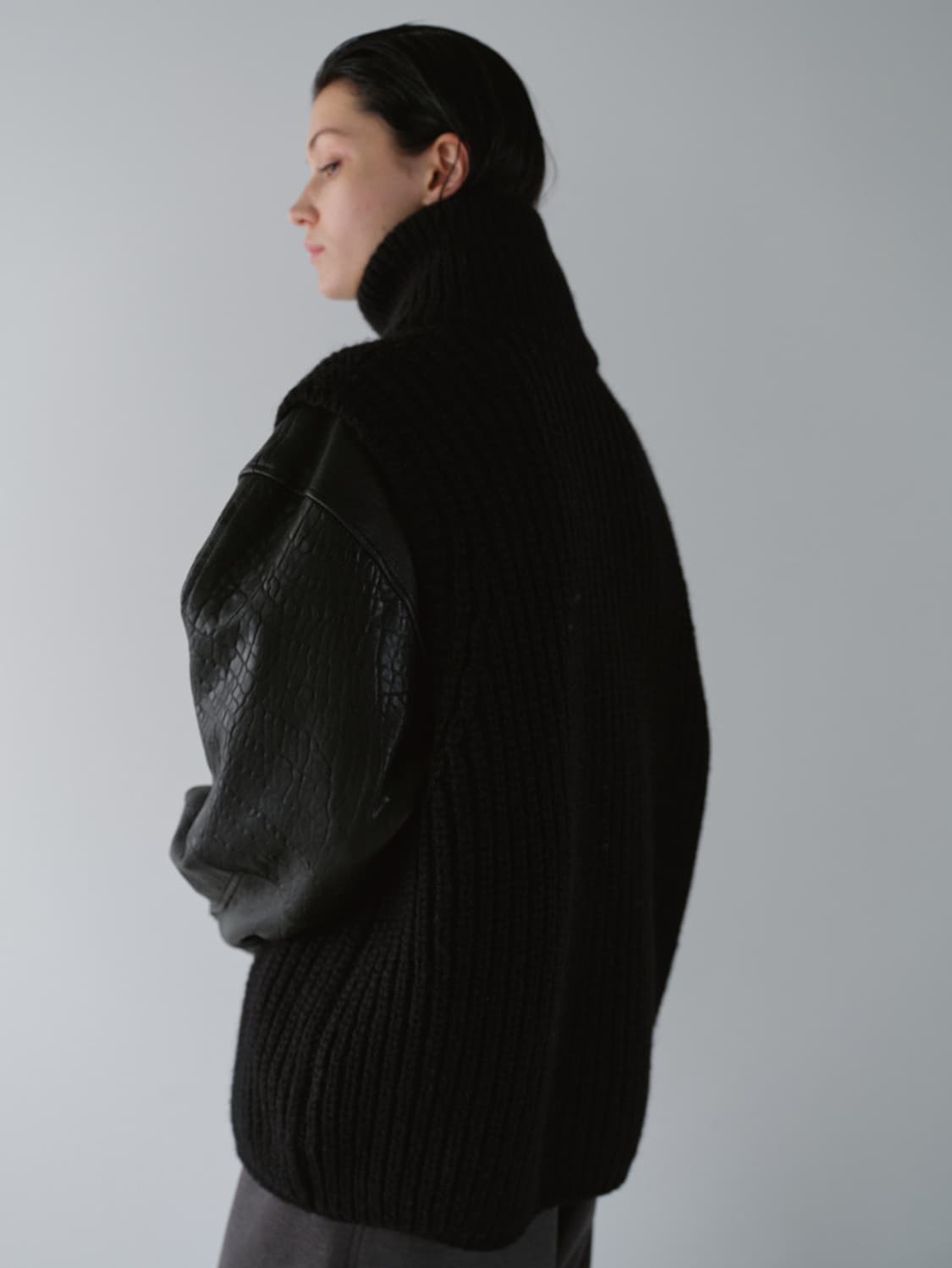 오브헤덴 니트 집업 상품이미지8