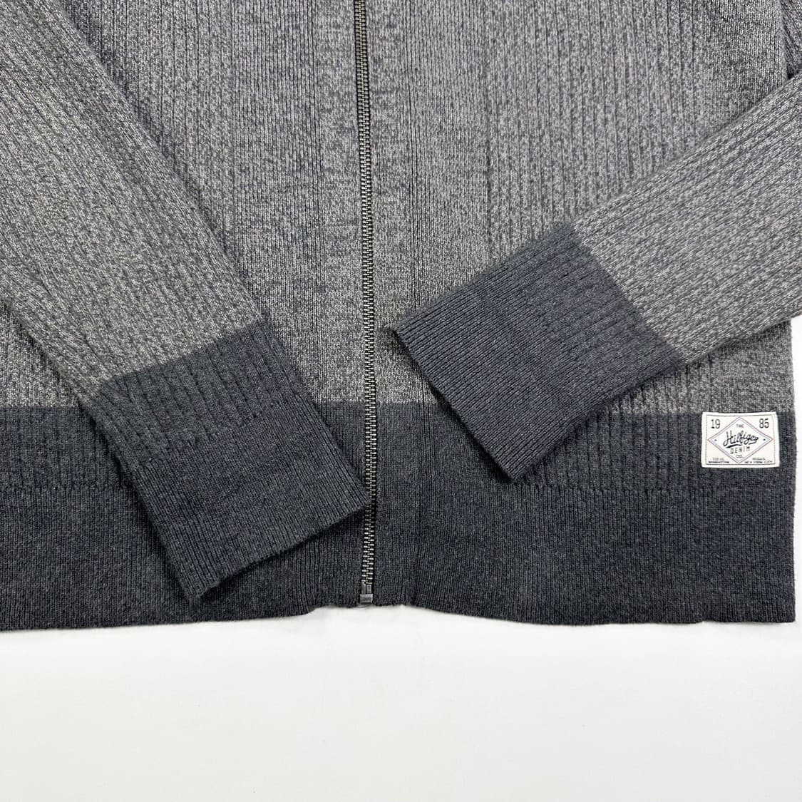 타미힐피거 플래그 차콜 니트 집업 (XL) 상품이미지4