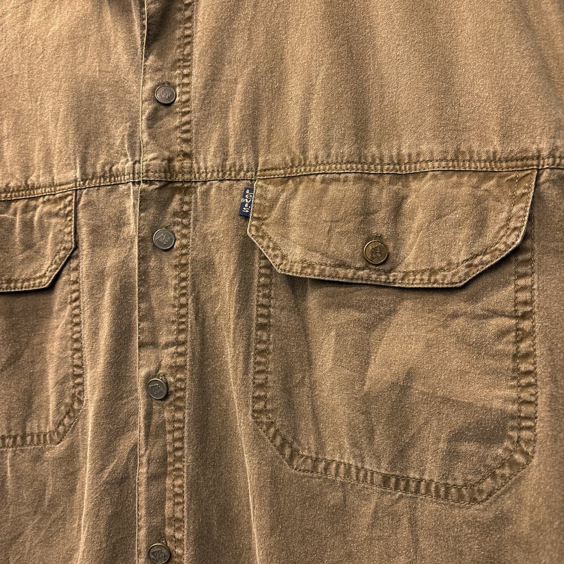 90s 리바이스 빈티지 페이딩 데님 워크자켓 리벳버튼 N961 상품이미지5