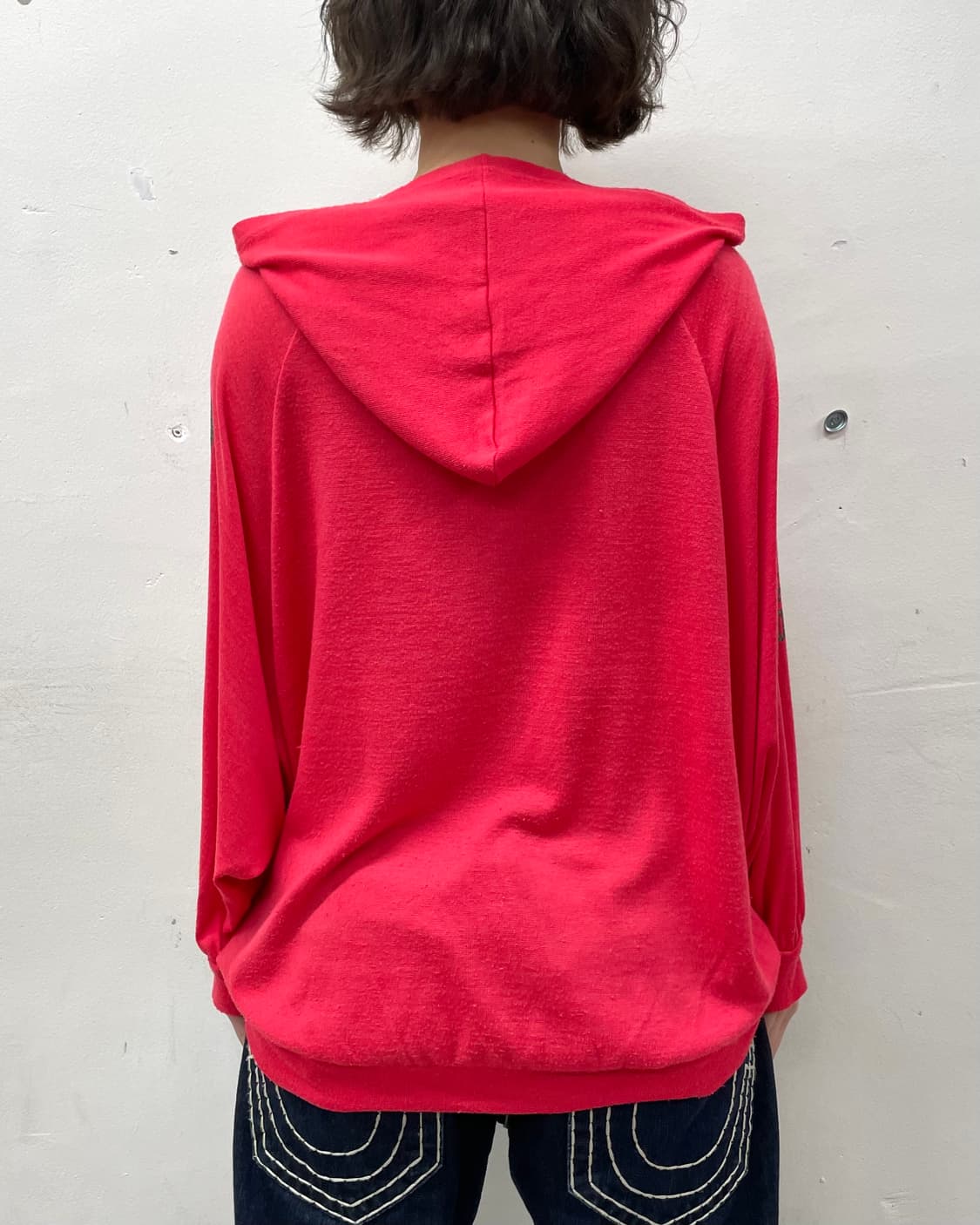 Glossy M Skeleton Pink Hoodie  상품이미지3