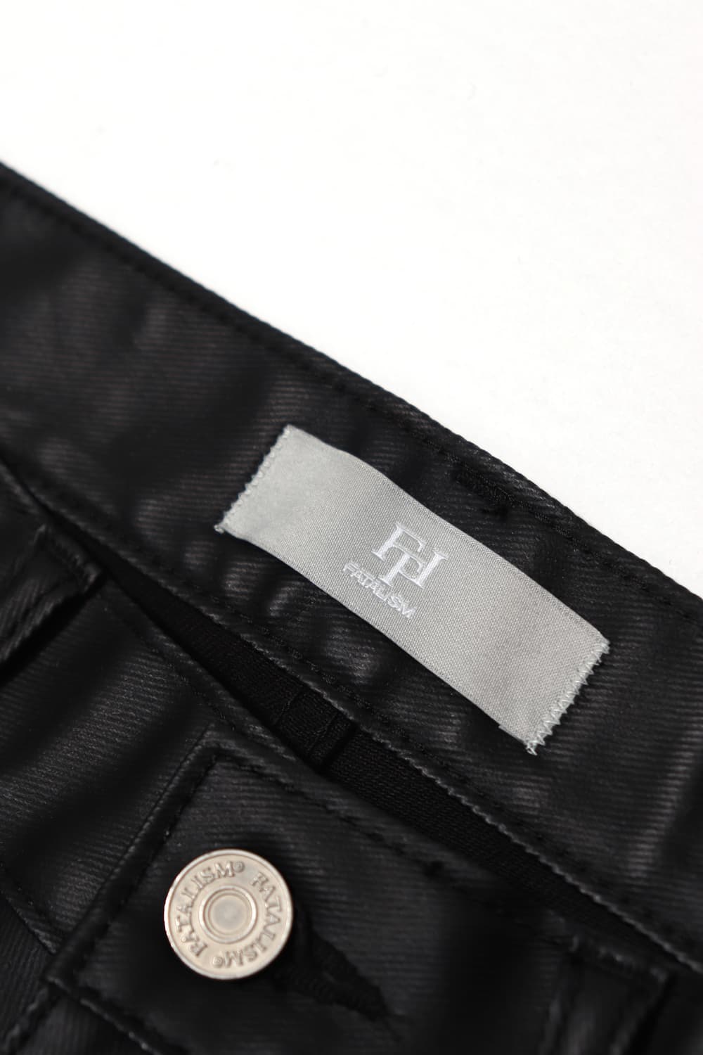 FATALISM 에코 카본 코팅 와이드 진 size 28 상품이미지5