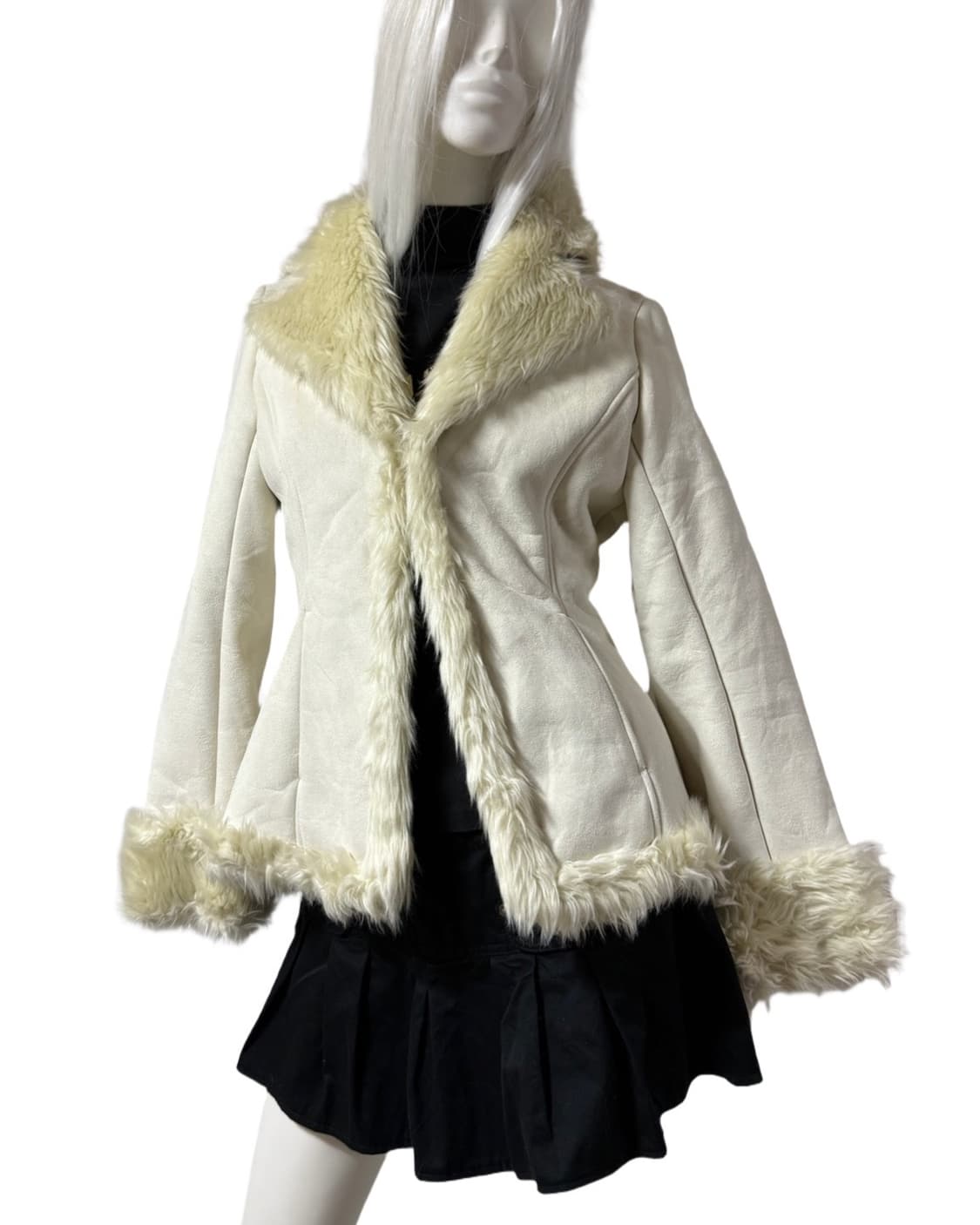 핀터레스트 무드 y2k 페이크 퍼 코트 상품이미지2