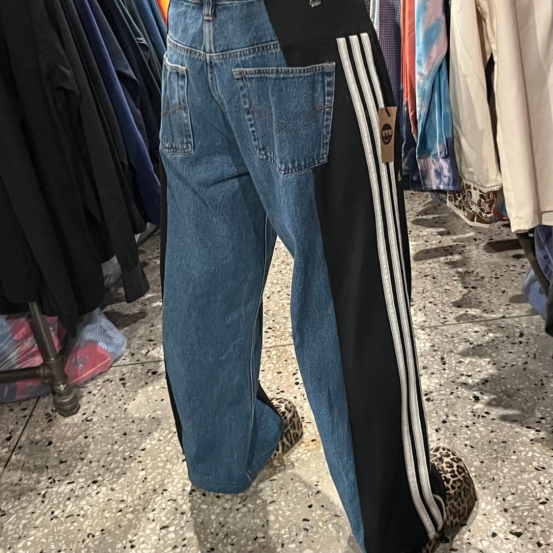 Adidas 아디다스 커스텀 데님 조거 팬츠  상품이미지3