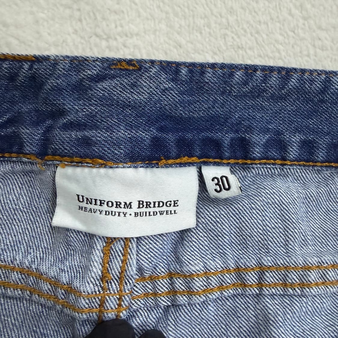 30 유니폼브릿지 루즈핏 데님팬츠 0316T 상품이미지4