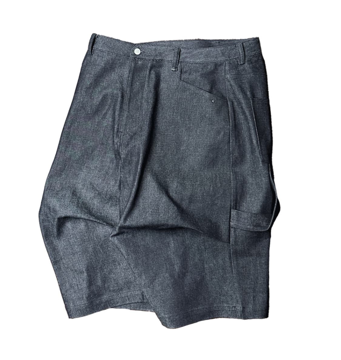 [3] 논노드 알파인 카펜터 로우 셀비지 데님 쇼츠 인디고 상품이미지1