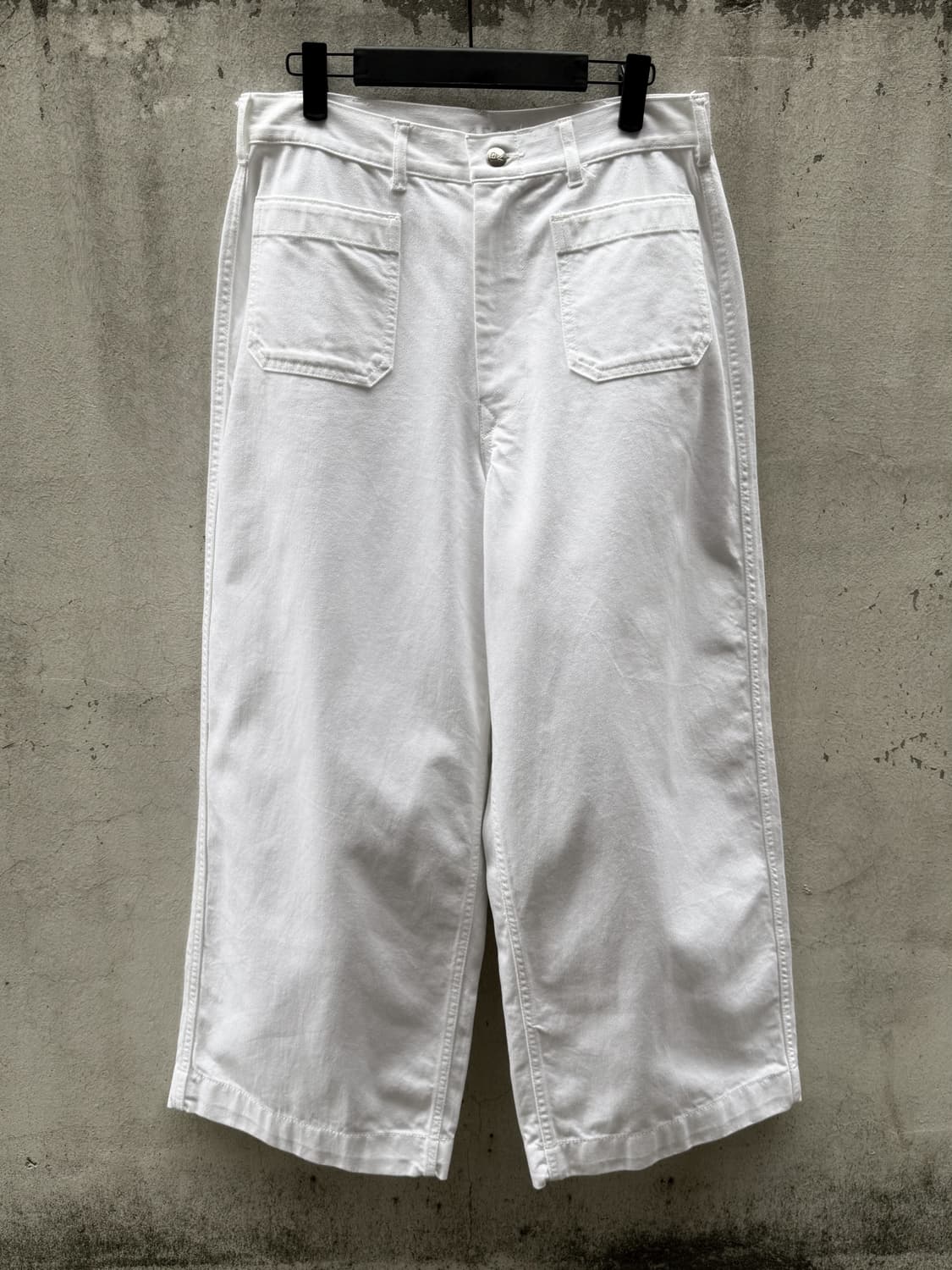45RPM Japan White Denim Wide Pants 상품이미지1