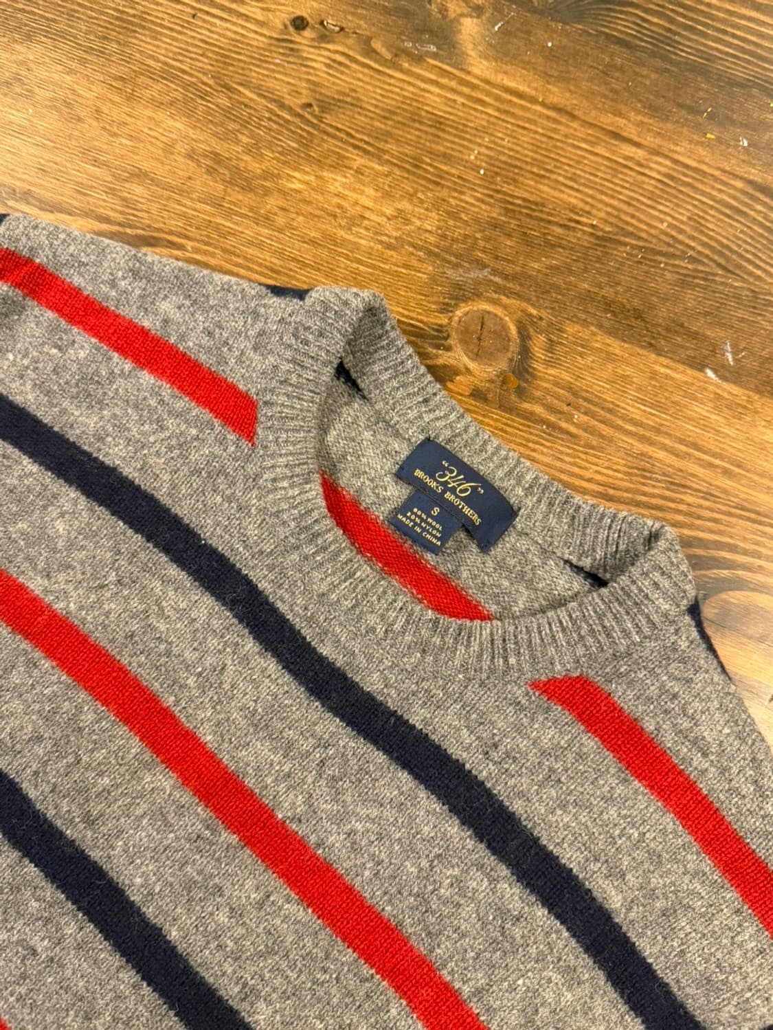 브룩스 브라더스 클래식 니트 슬림100 상품이미지7