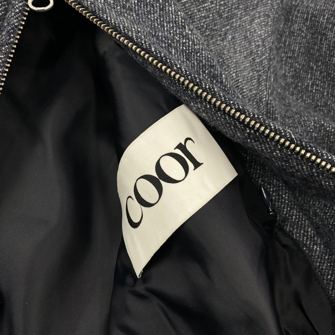 쿠어 버진 울 오버사이즈 모직 블루종 자켓 (103) 상품이미지4