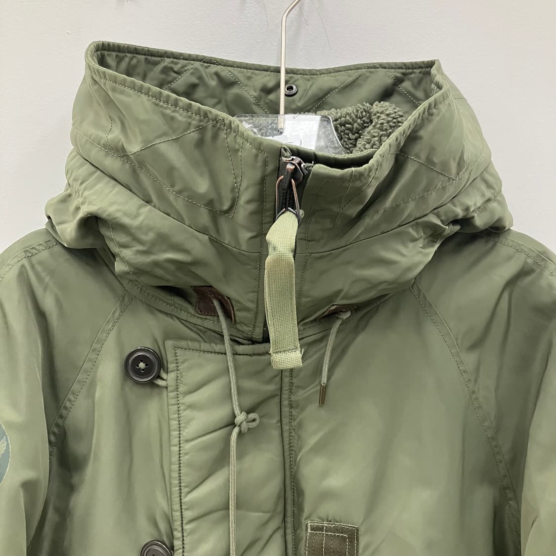 폴로 랄프로렌 카키 N3B 밀리터리 파카 M 상품이미지4