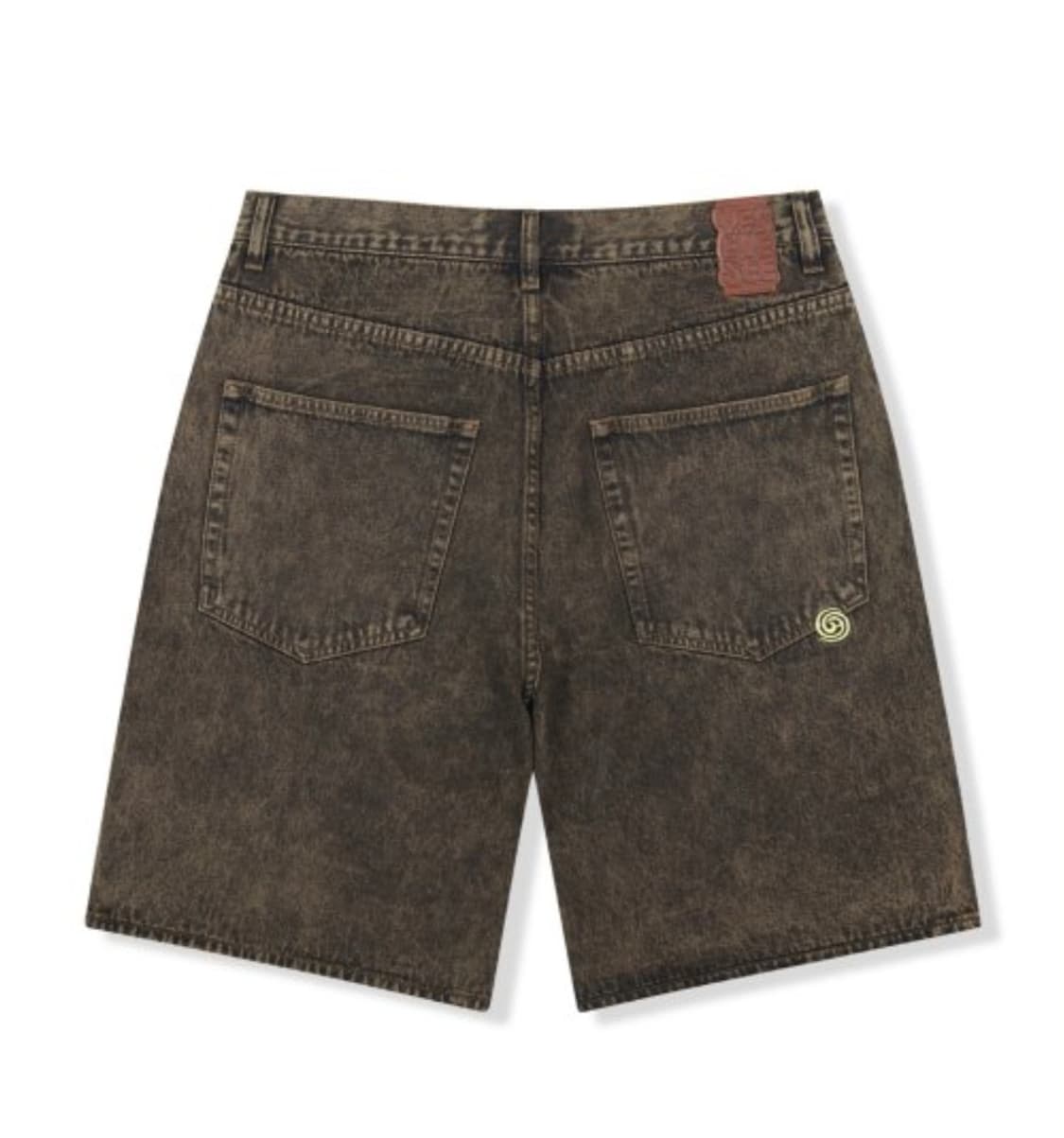 예스아이씨 데님 쇼츠 브라운 상품이미지2