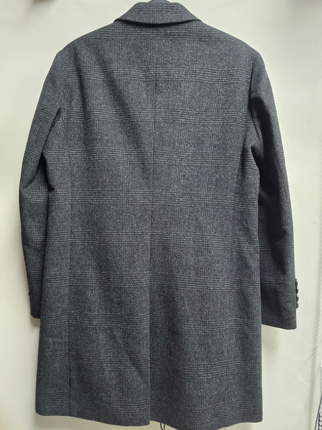 에디션 핸드메이드 울 체크 반코트 100 상품이미지4