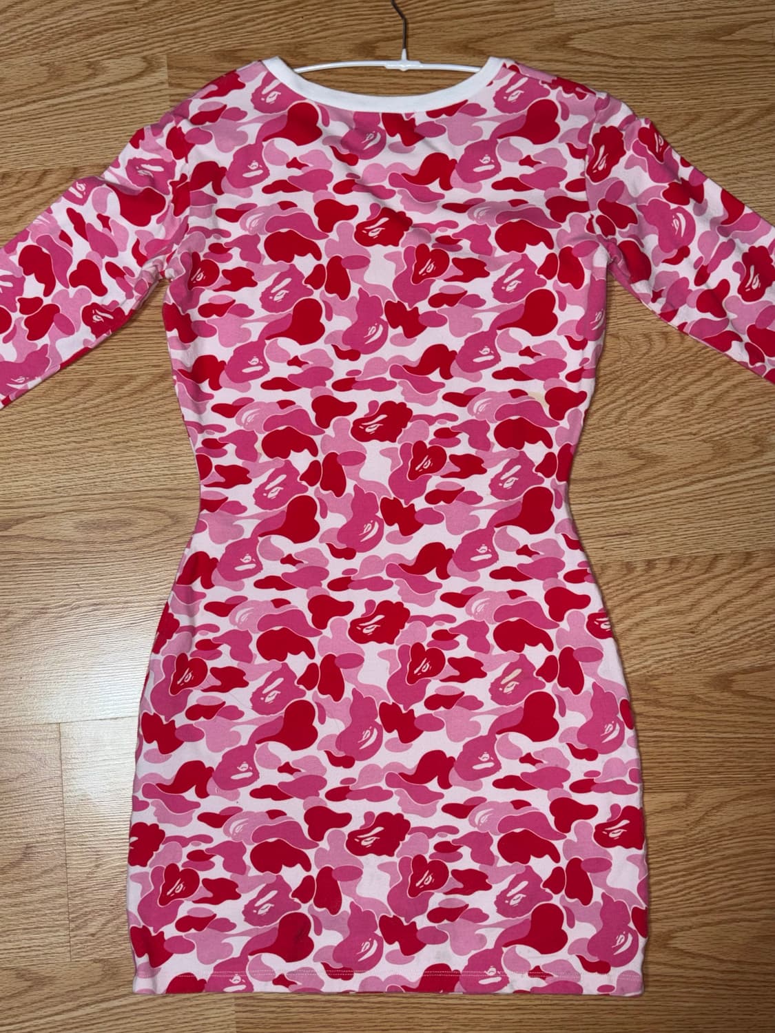 베이프 abc 카모 롱슬리브 원피스 상품이미지3