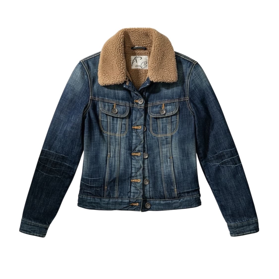 데님자켓 + 털 카라 상품이미지1