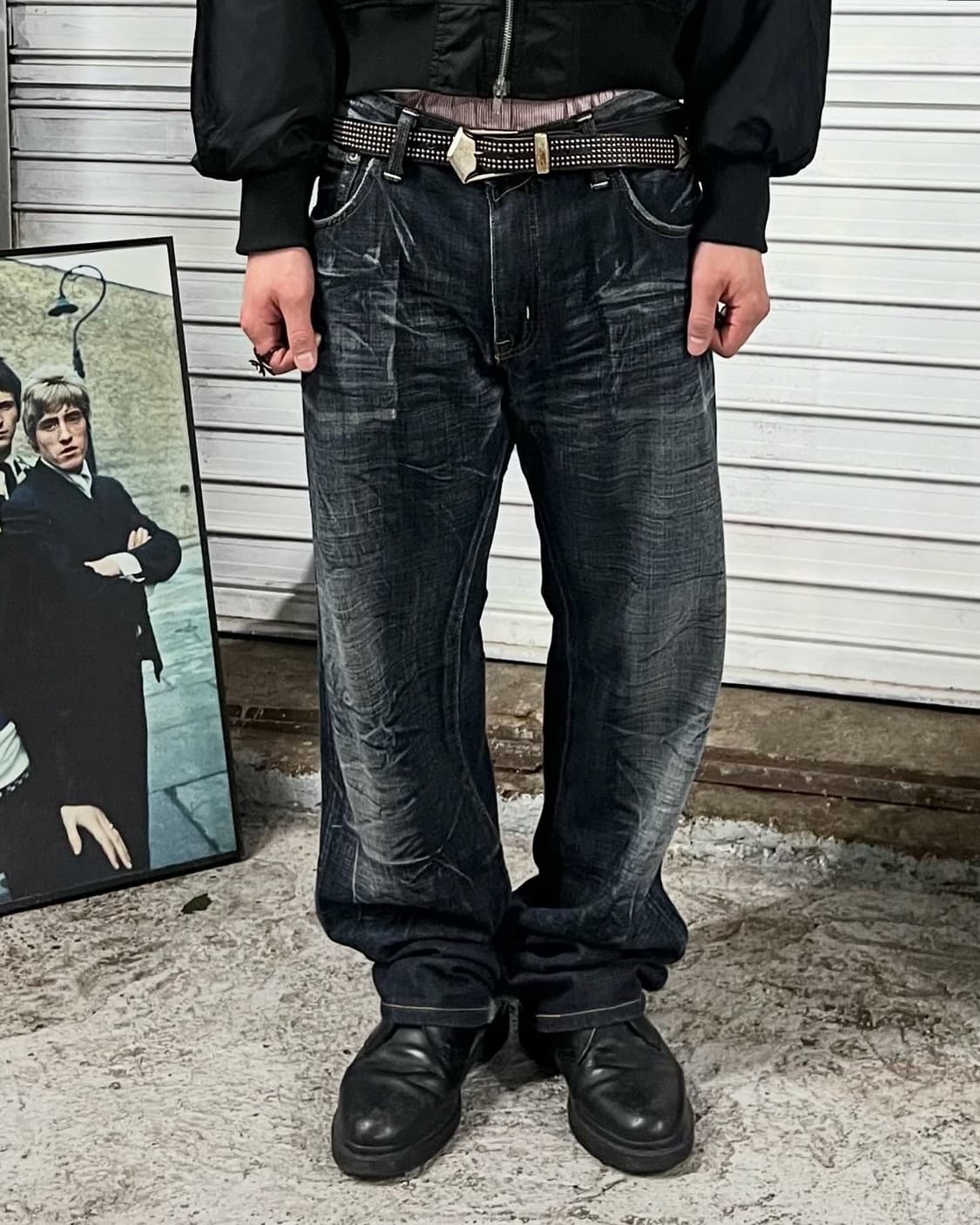 Edwin sulfur denim crack washed jean🇯🇵 상품이미지1