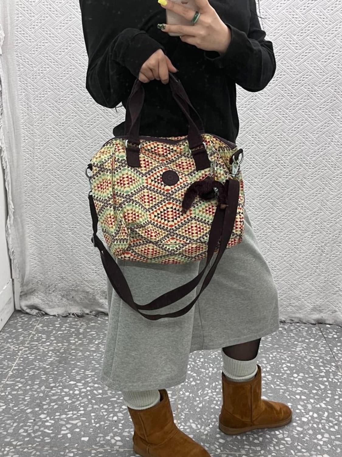 키플링 빈티지 히피 에스닉패턴 토트백 크로스백 C07435 상품이미지1