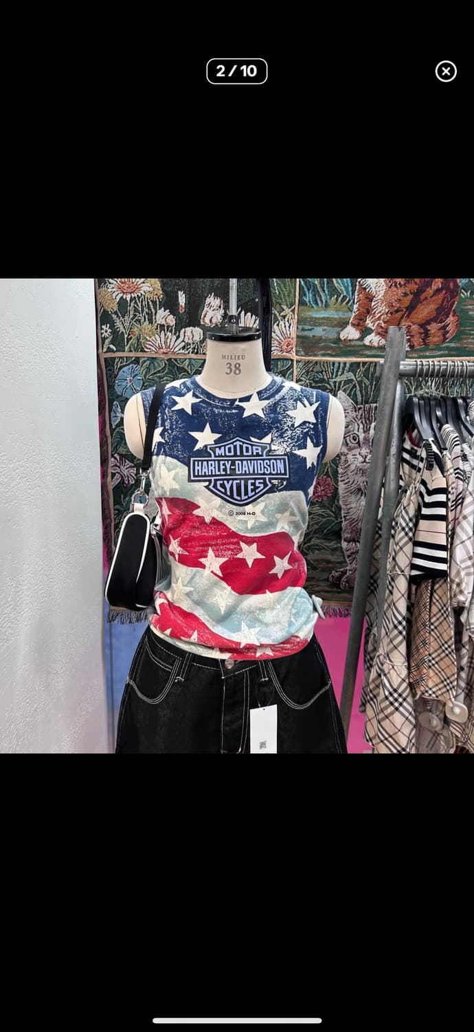 Harley Davidson y2k Sleeveless 상품이미지2