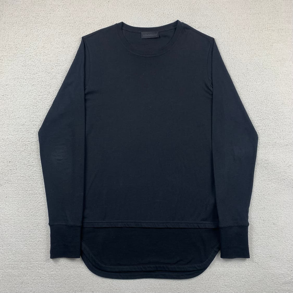 디젤 블랙 골드 레이어드 롱슬리브 티셔츠 블랙  상품이미지1