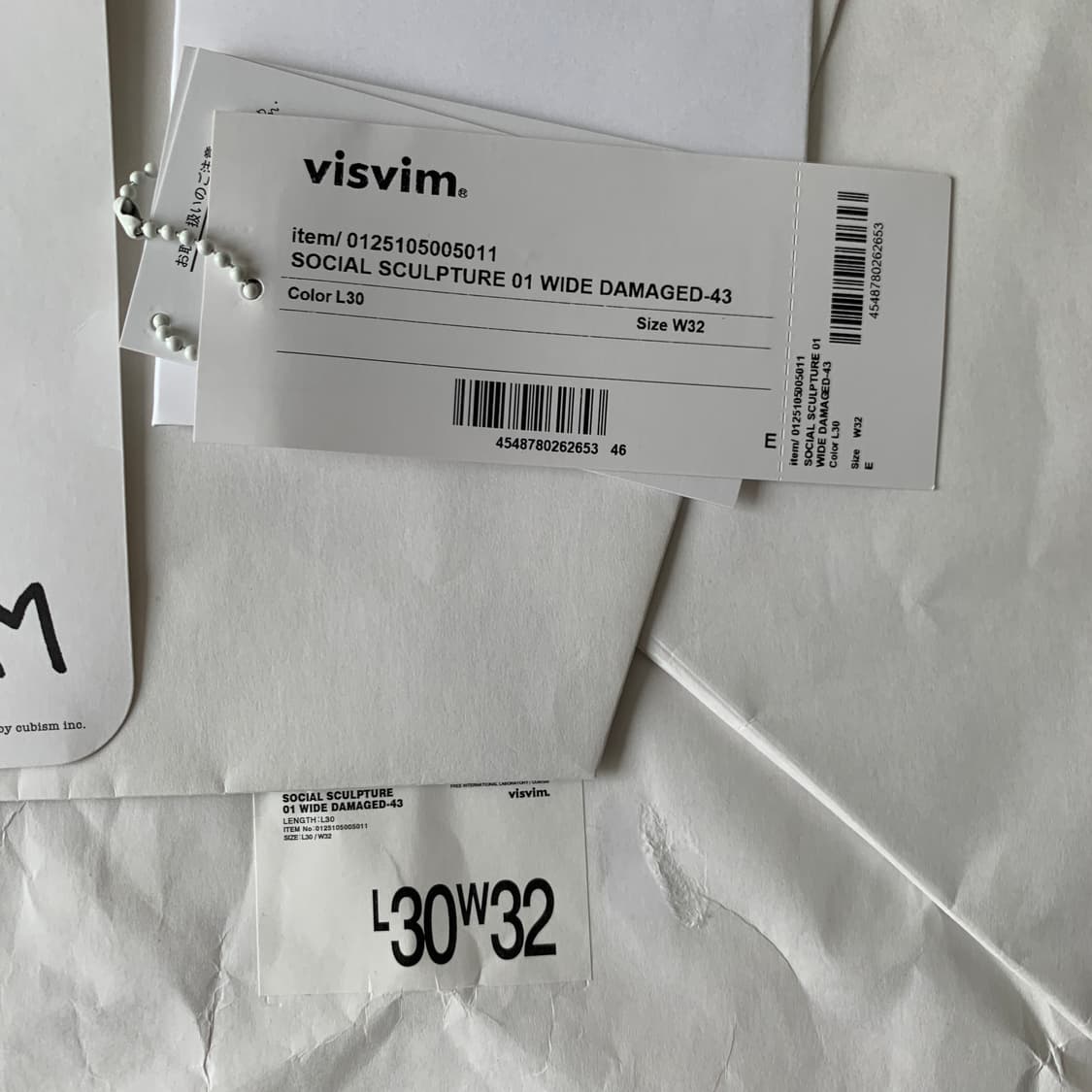 25ss SOCIAL SCULPTURE 01 WIDE DAMAGED-43 상품이미지9