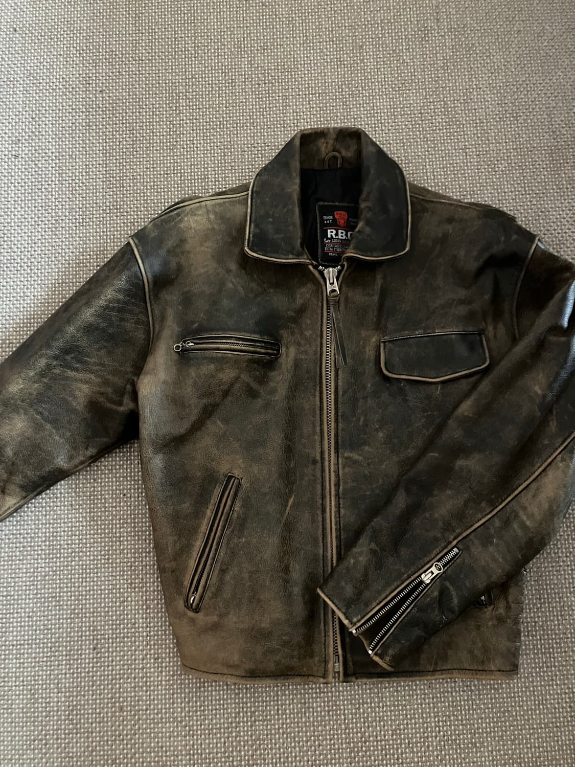 RBC / 라이더 자켓 / 브라운 상품이미지1