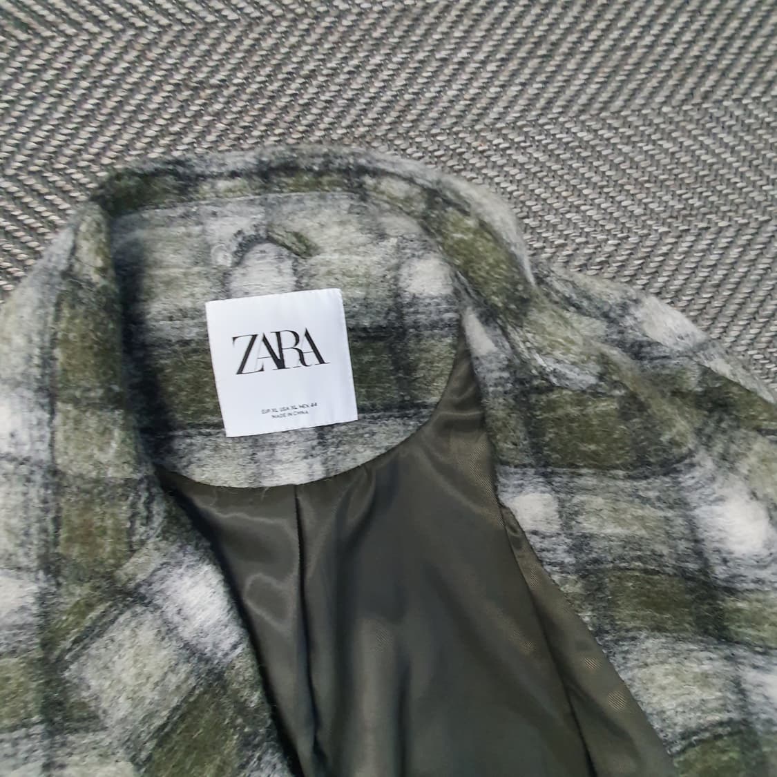 자라 모직 코트 남자105~110 상품이미지9