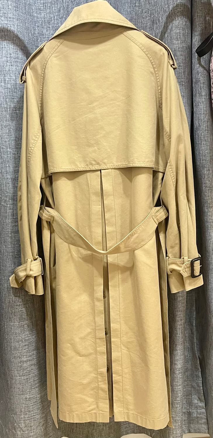 NILBY P 닐바이피 시그니처 볼륨 트렌치코트/베이지 숏기장 상품이미지5