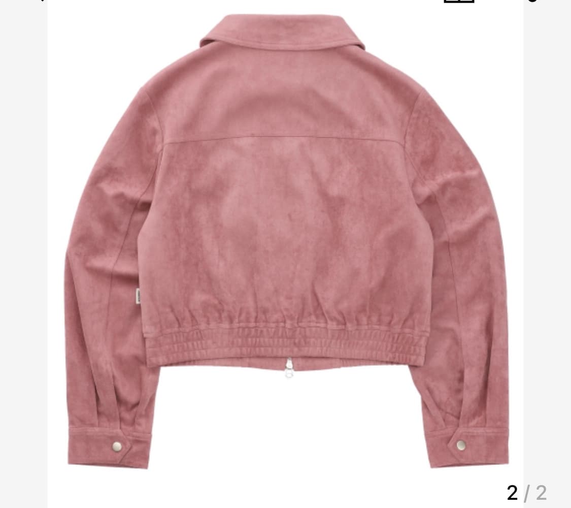 오디너리홀리데이 스웨이드 블루종 핑크 상품이미지3