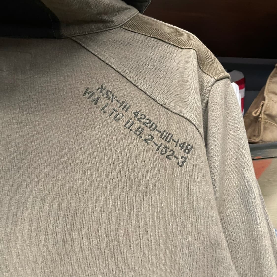 아비렉스 U.S NAVY 미 해군 MA-1 유틸리티 포켓 후드 집업 자켓 상품이미지7