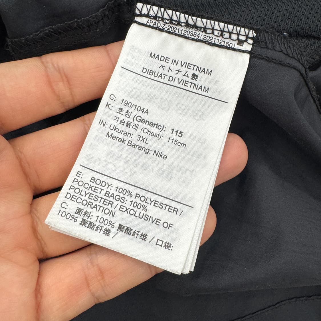 3XL(110) 나이키 런닝 바람막이 자켓 상품이미지9