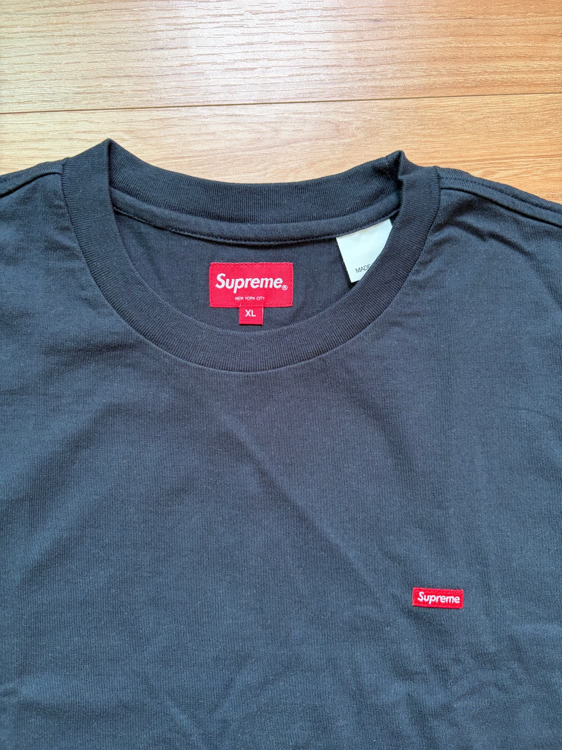 [XL] 슈프림 스몰 박스 티셔츠 네이비 상품이미지2