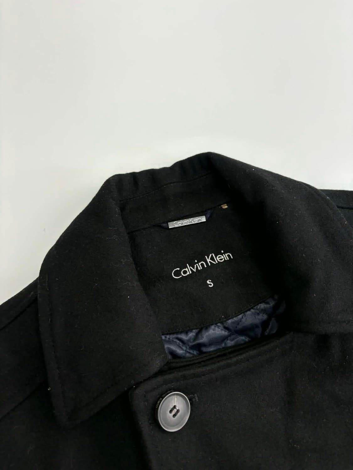 [S] 캘빈클라인 더블 브레스트 울 피코트 상품이미지3