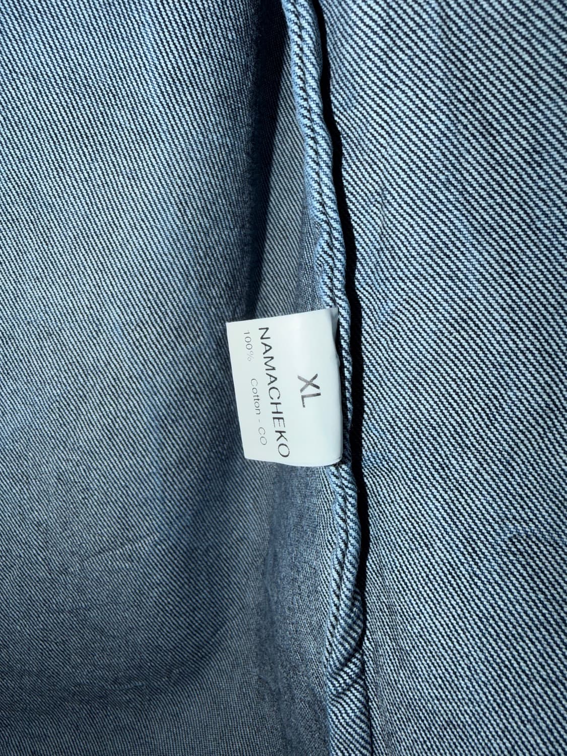 나마체코 eveh 데님셔츠 XL 상품이미지3