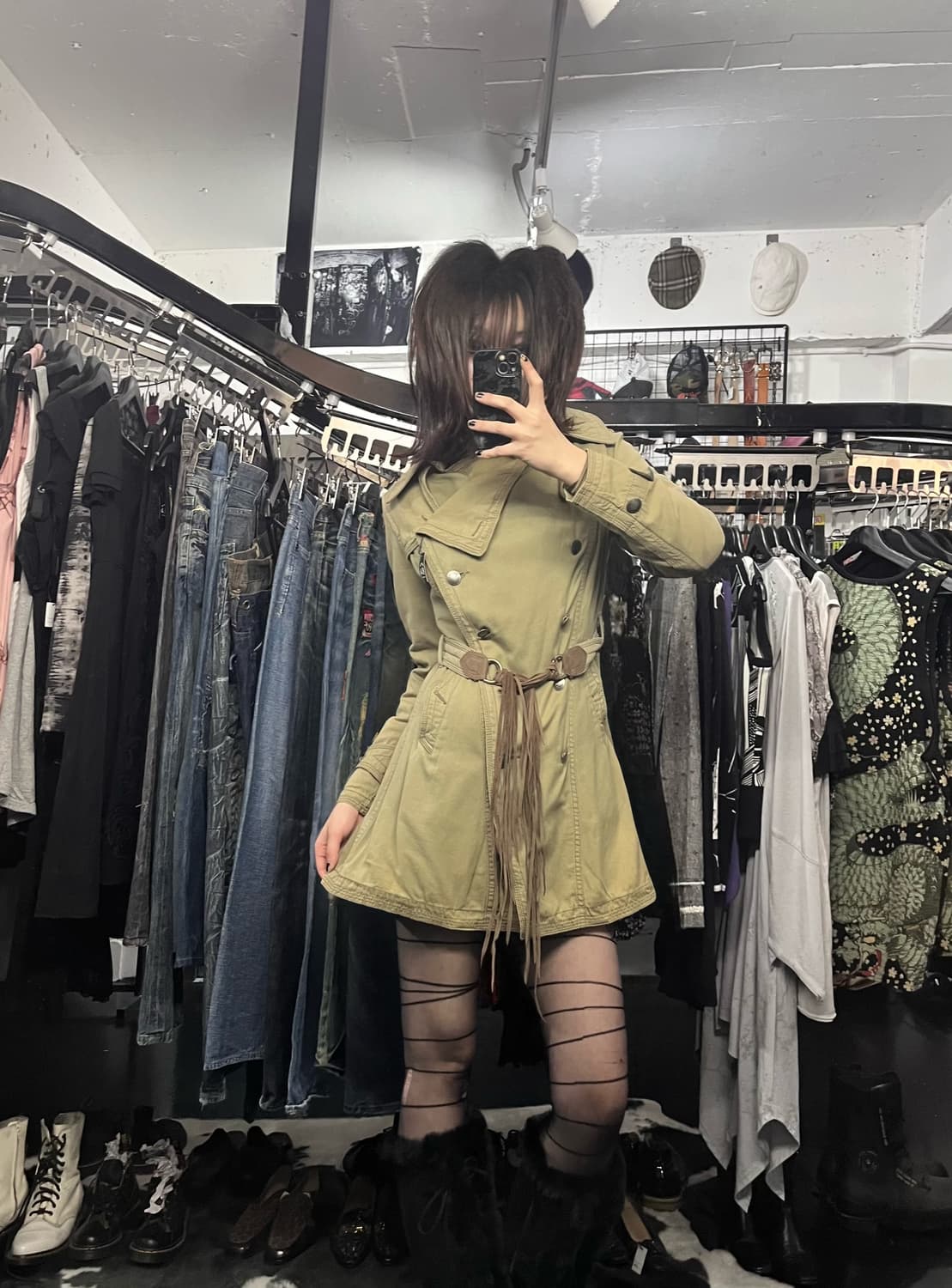 G.O.A 테슬 웨스트 포인트 트렌치 자켓 상품이미지1