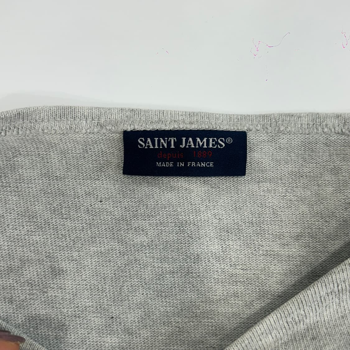 Saint james 사이드 포인트 멜란지 맨투맨 상품이미지5