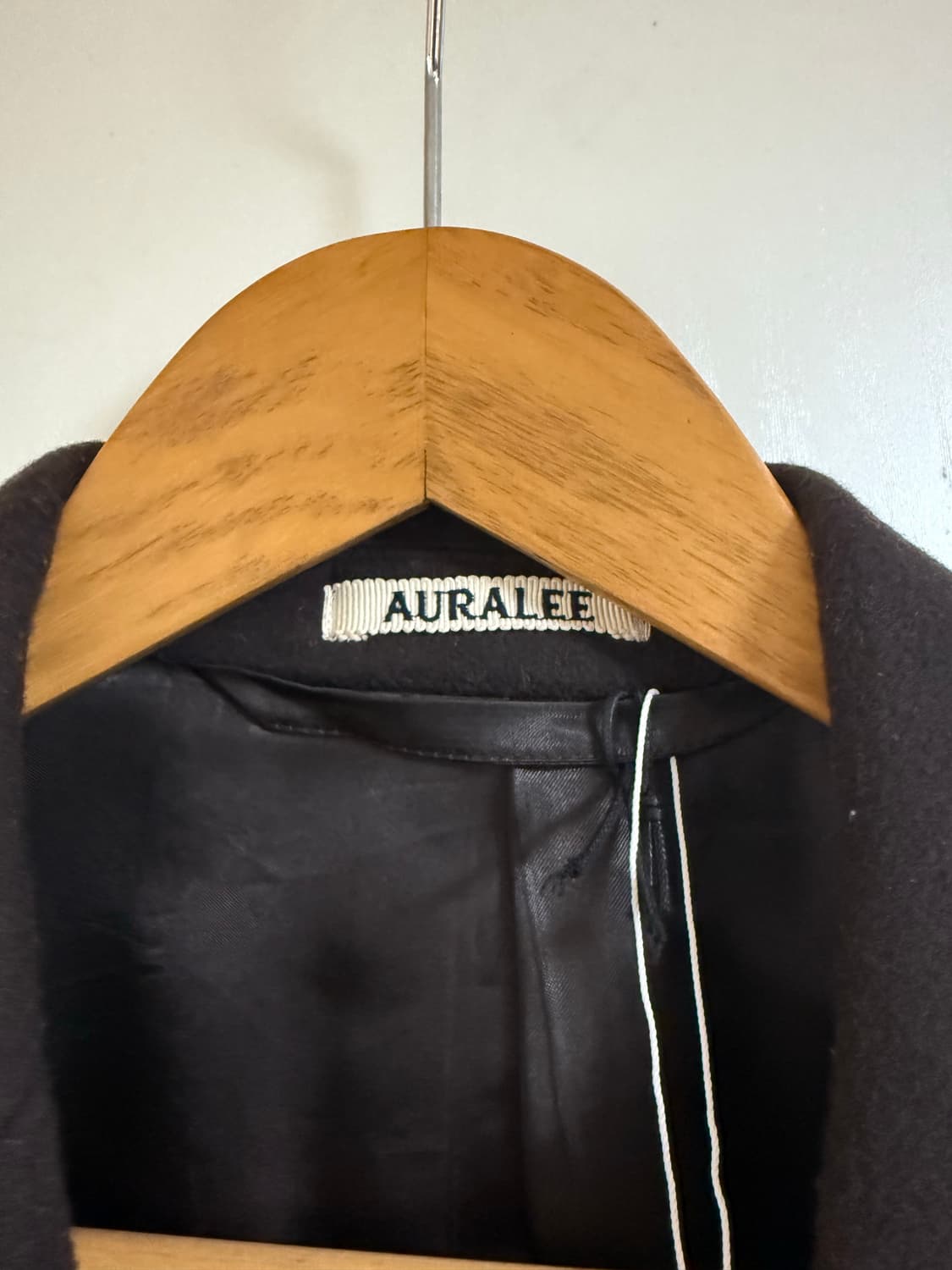 오라리 21aw 더블 라이트 멜튼 코트 3사이즈 다크브라운 상품이미지4