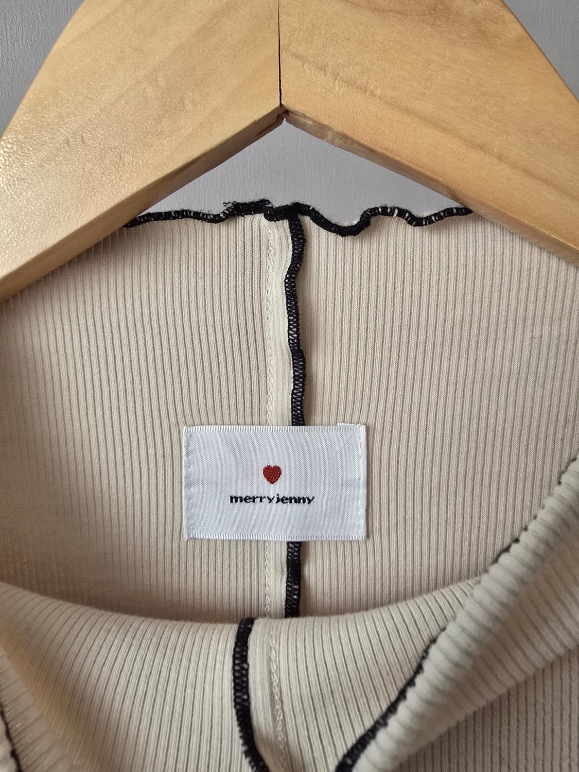 merry jenny 골지 벌룬 톱 상품이미지3