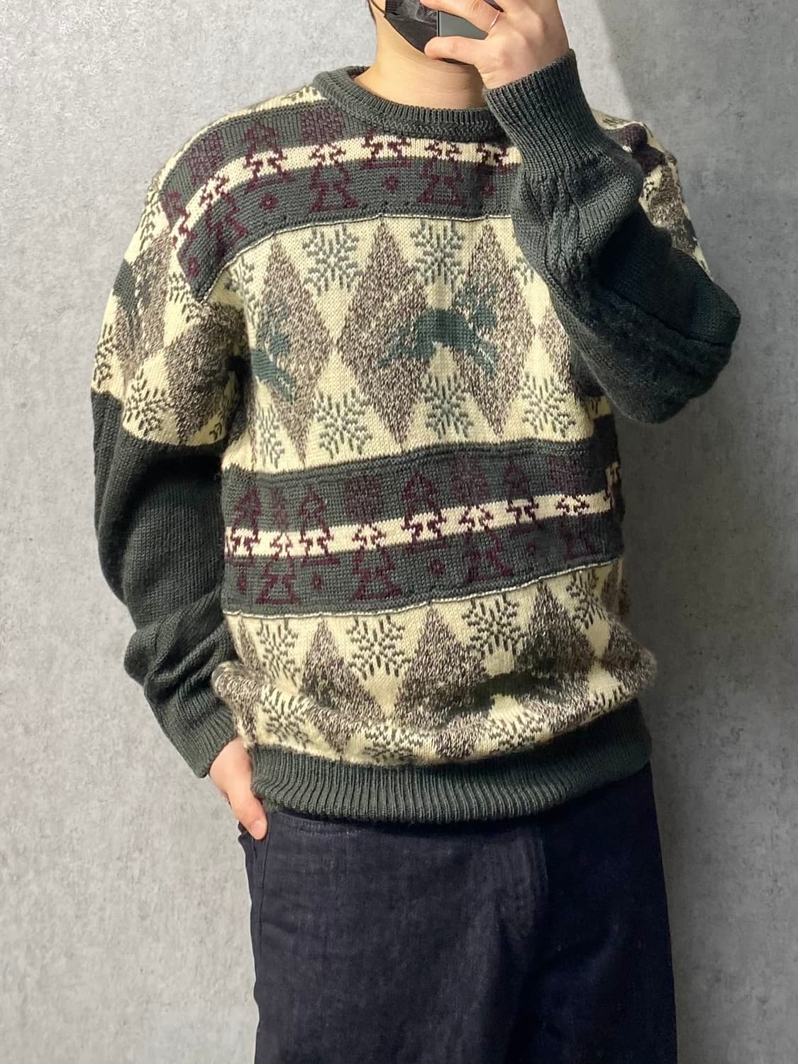 [L] JOHN HENRY 존 헨리 빈티지 울 스웨터 상품이미지9