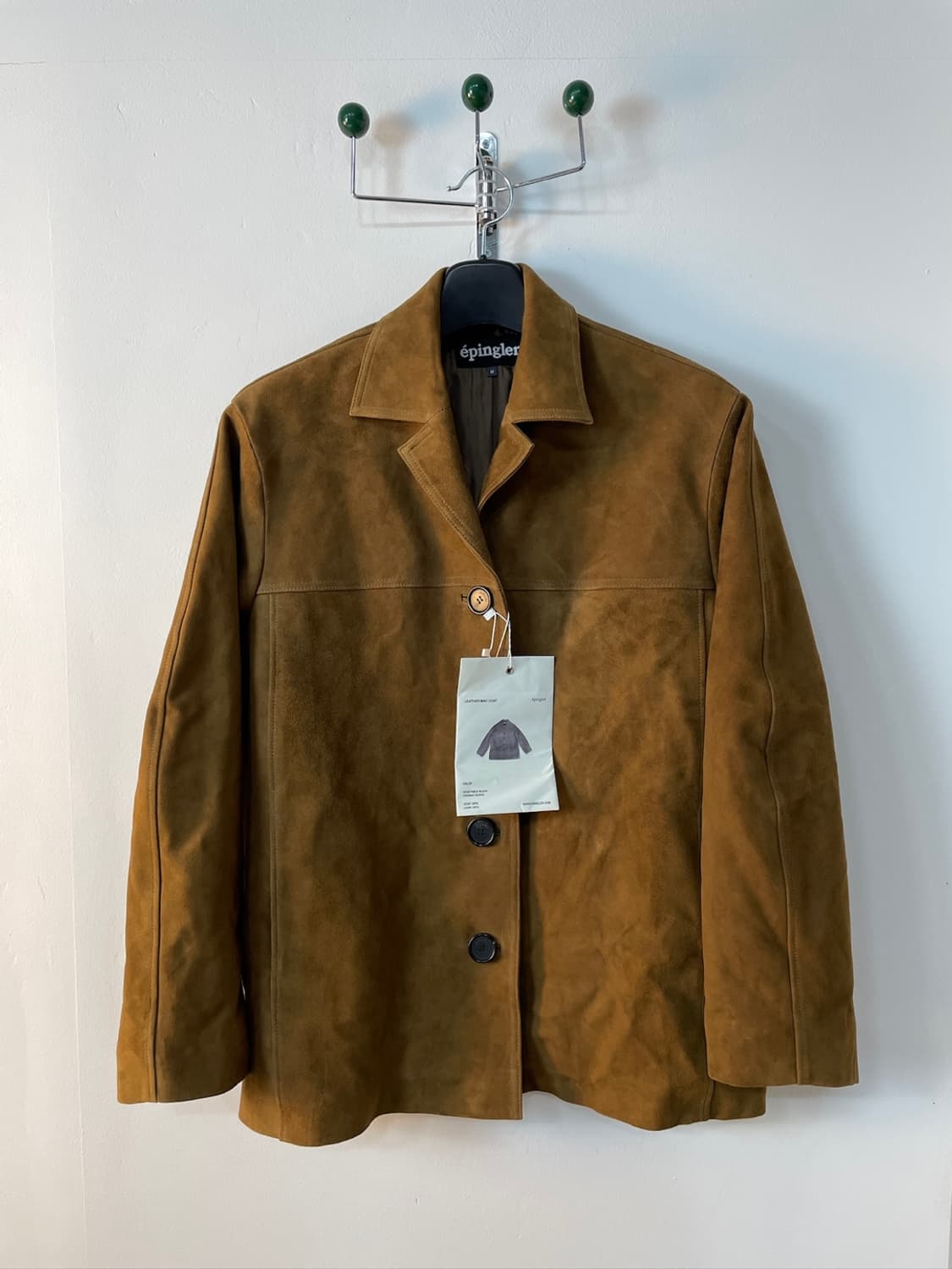 에핑글러 고트스킨 레더 맥 코트  상품이미지1