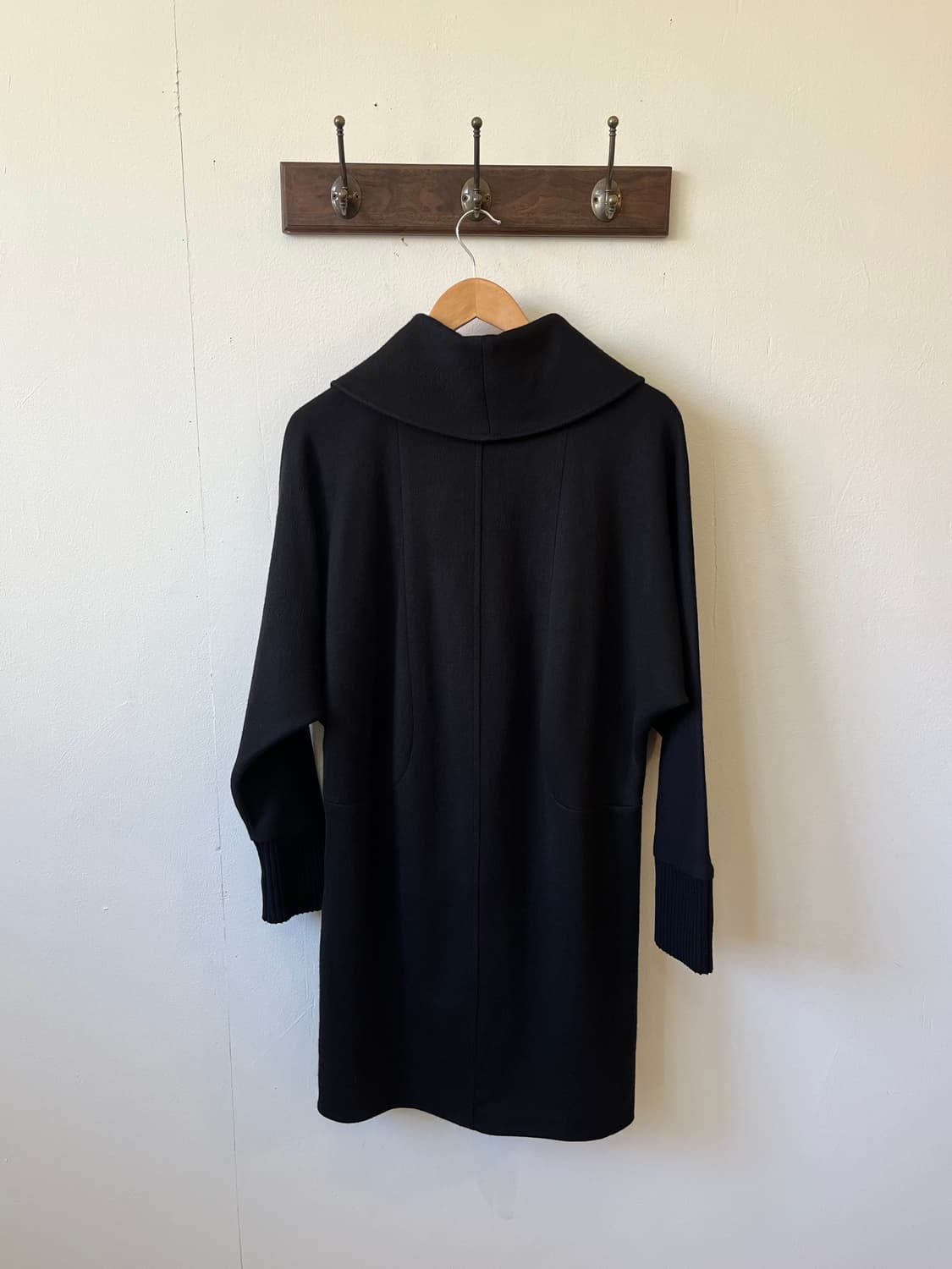 MISSONI 숄 카라 블랙 코트 상품이미지4