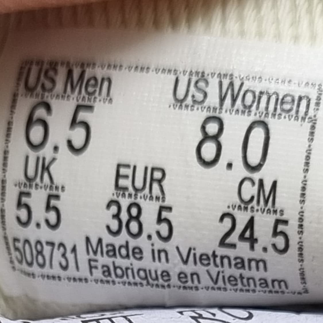 반스 다이아몬드 체크 슬립온 245 상품이미지6