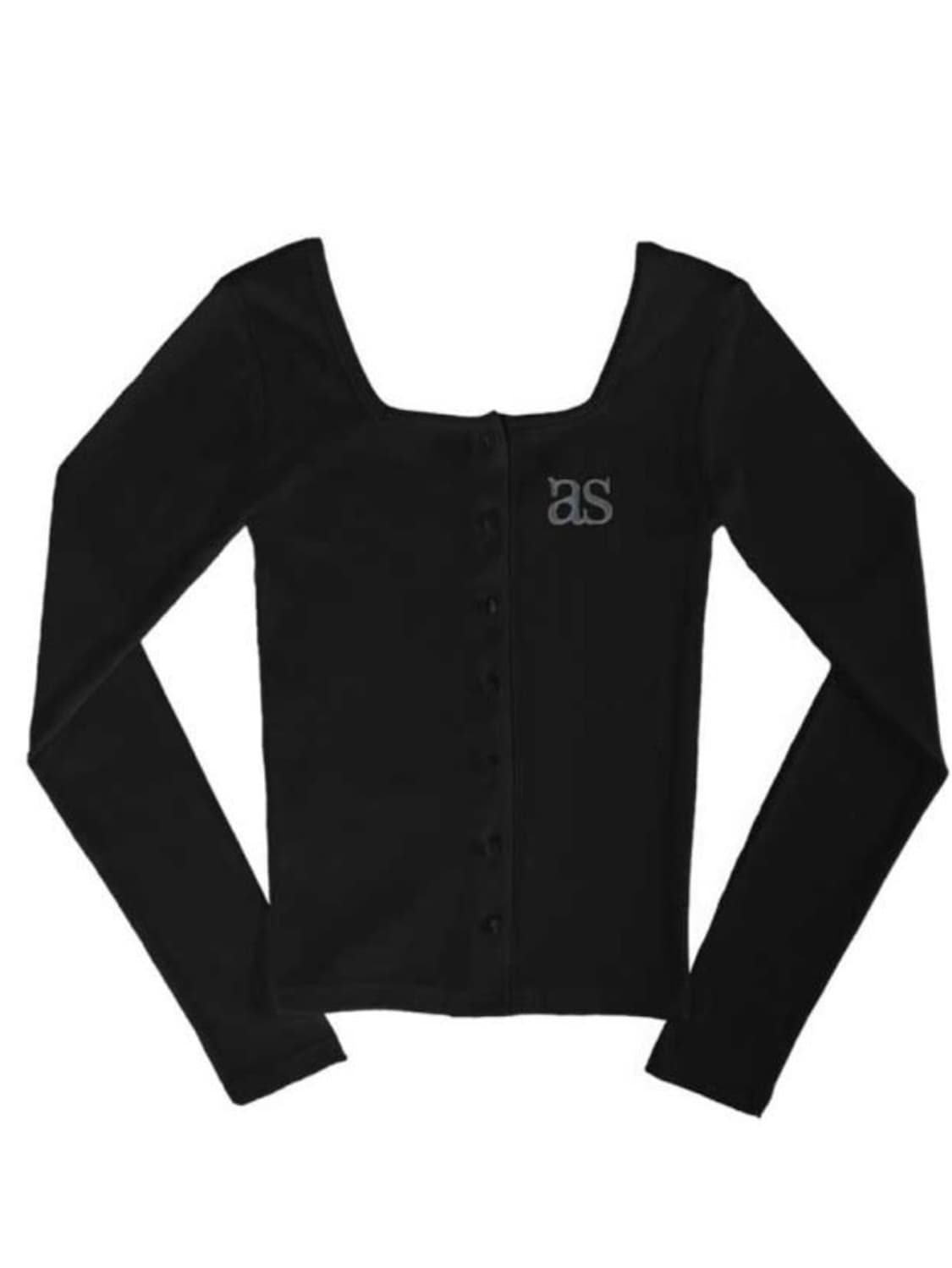 애즈온 시실리 가디건 블랙 상품이미지1