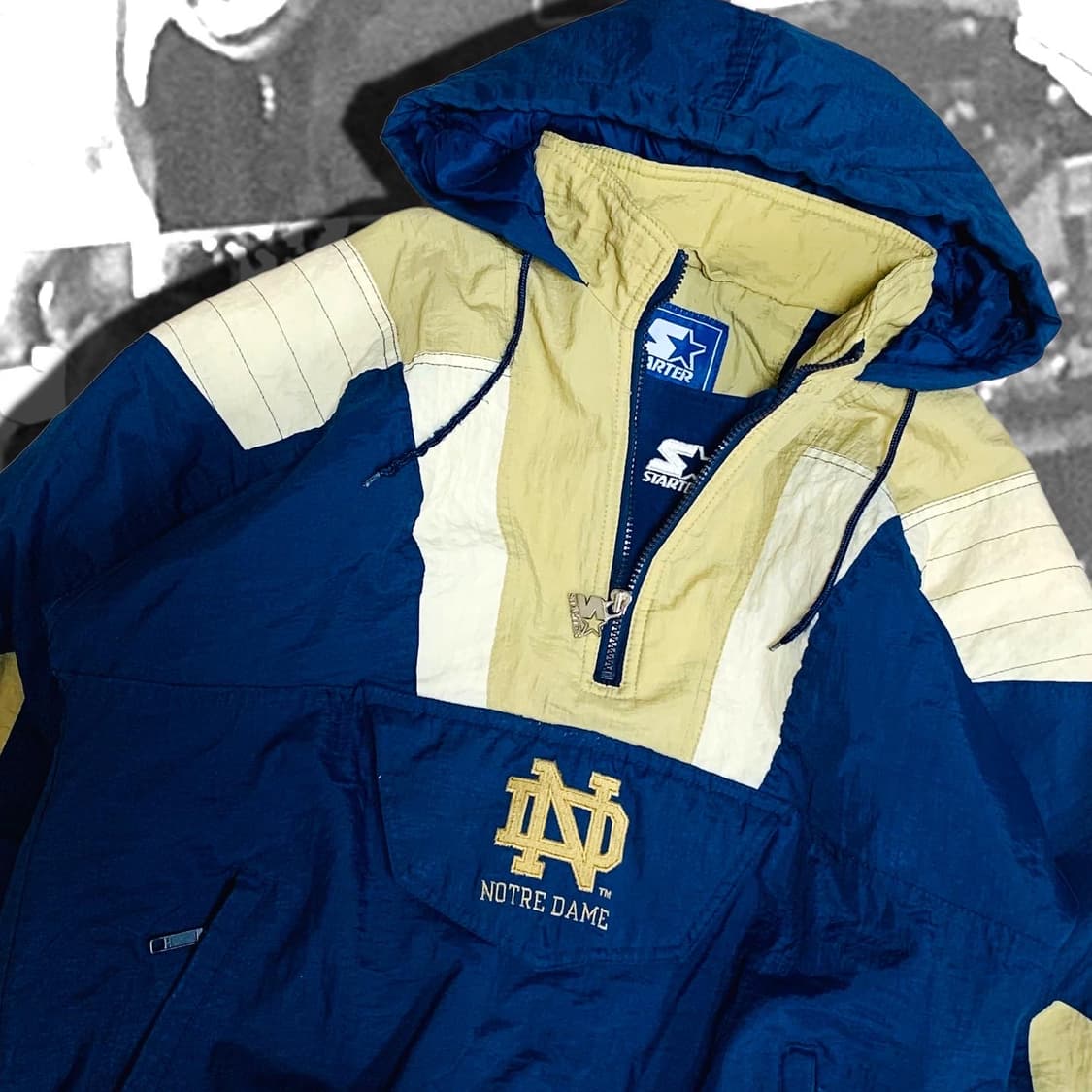 Starter 스타터 노트르담 파이팅 아이리쉬 아노락 상품이미지2