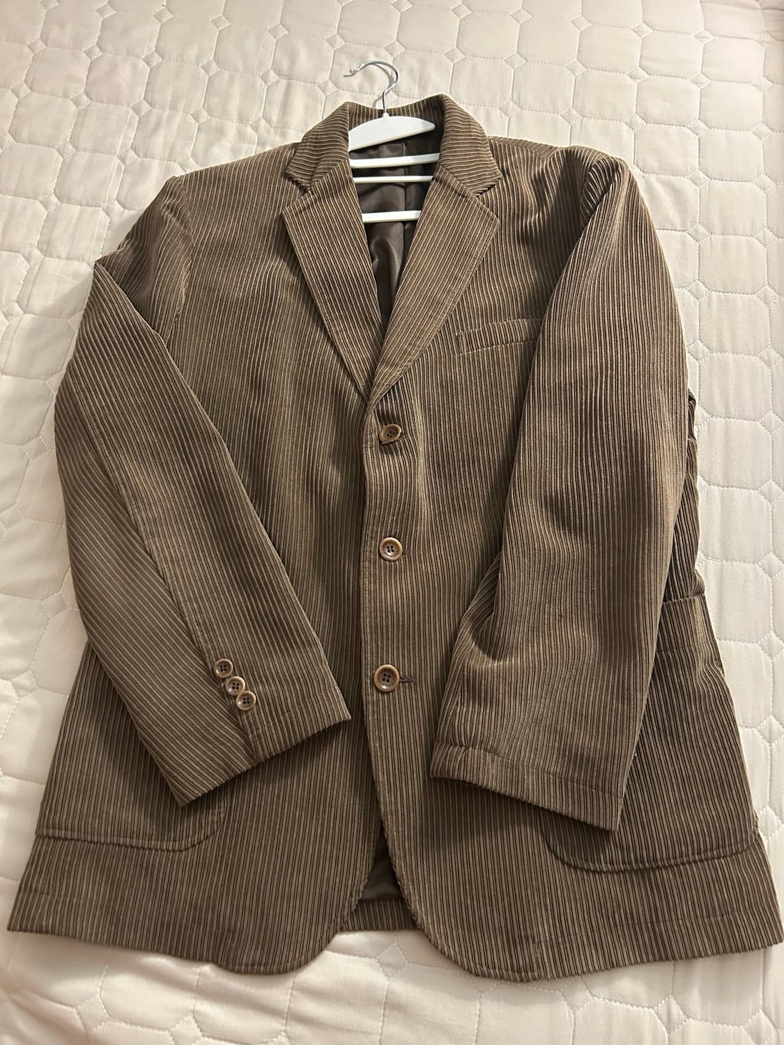 코듀로이 브라운 블레이저 상품이미지1