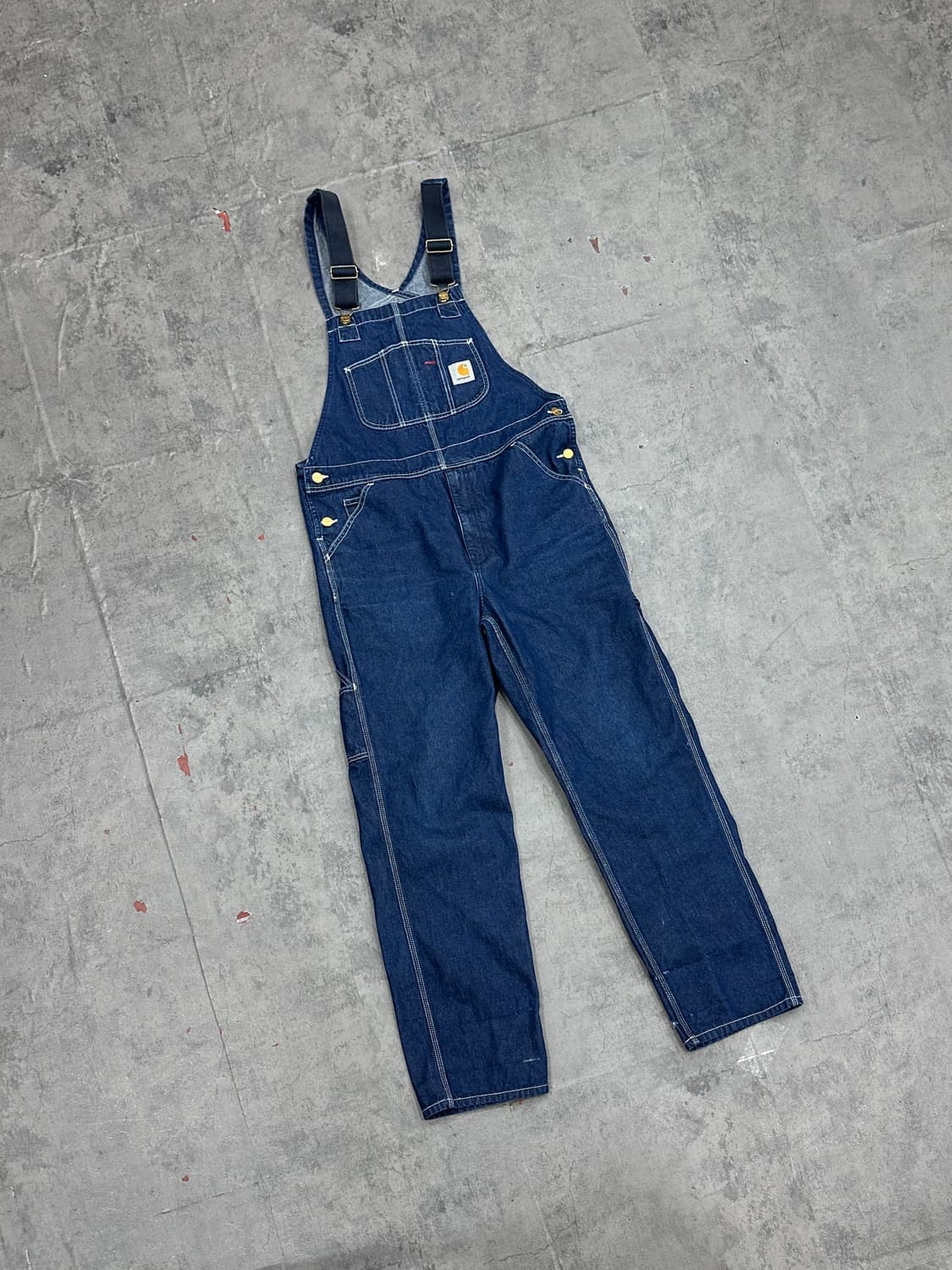 칼하트 WIP 데님 오버롤 상품이미지2