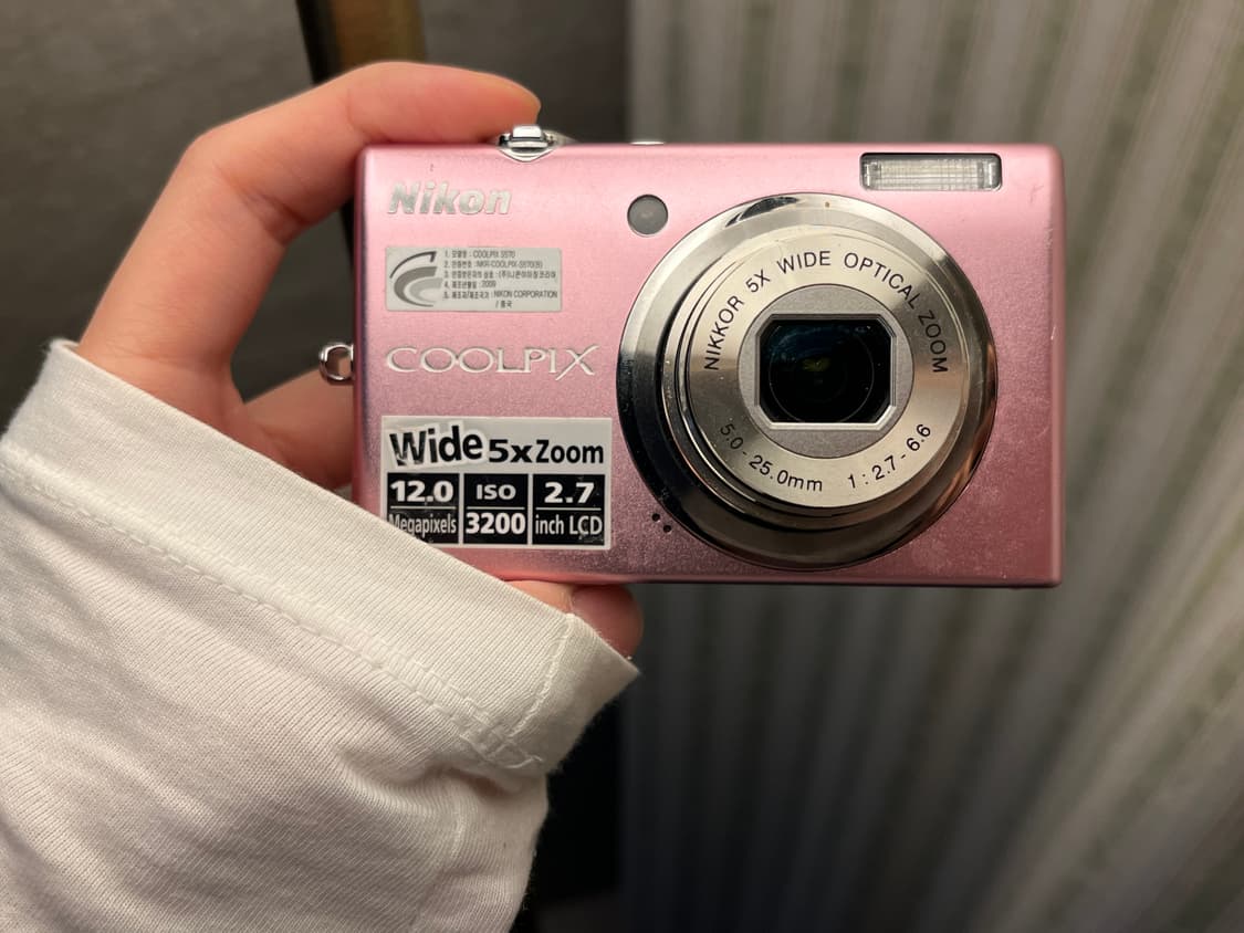 니콘 쿨픽스 s570 핑크 nikon coolpix s570 디지털카메라 상품이미지1