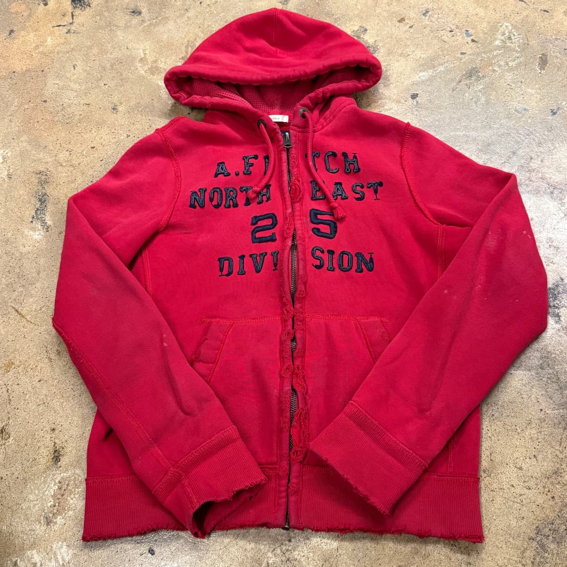 아베크롬비 레드 후드집업 상품이미지2