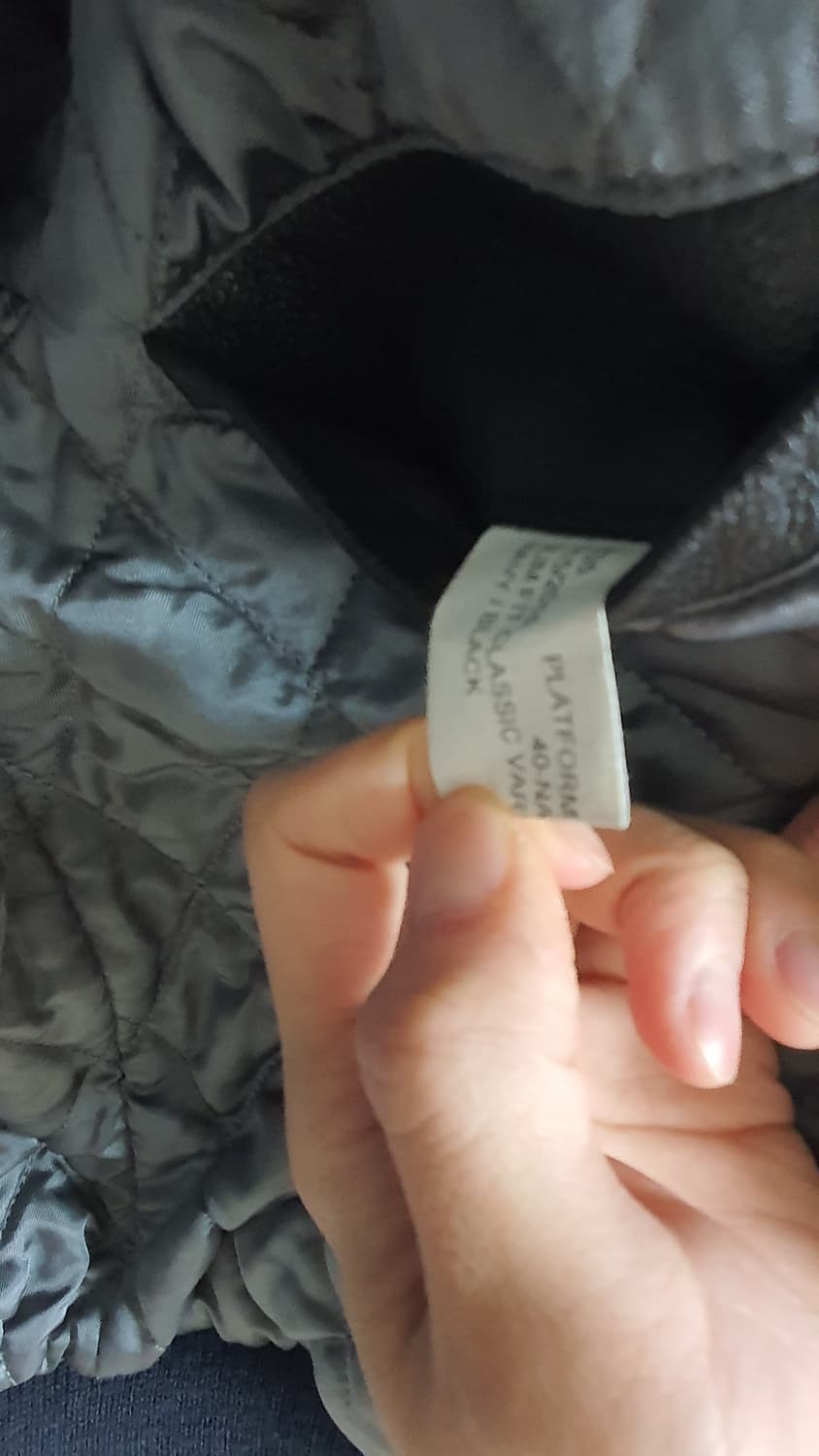 골든베어 가죽 배색 바시티자켓 m 상품이미지5