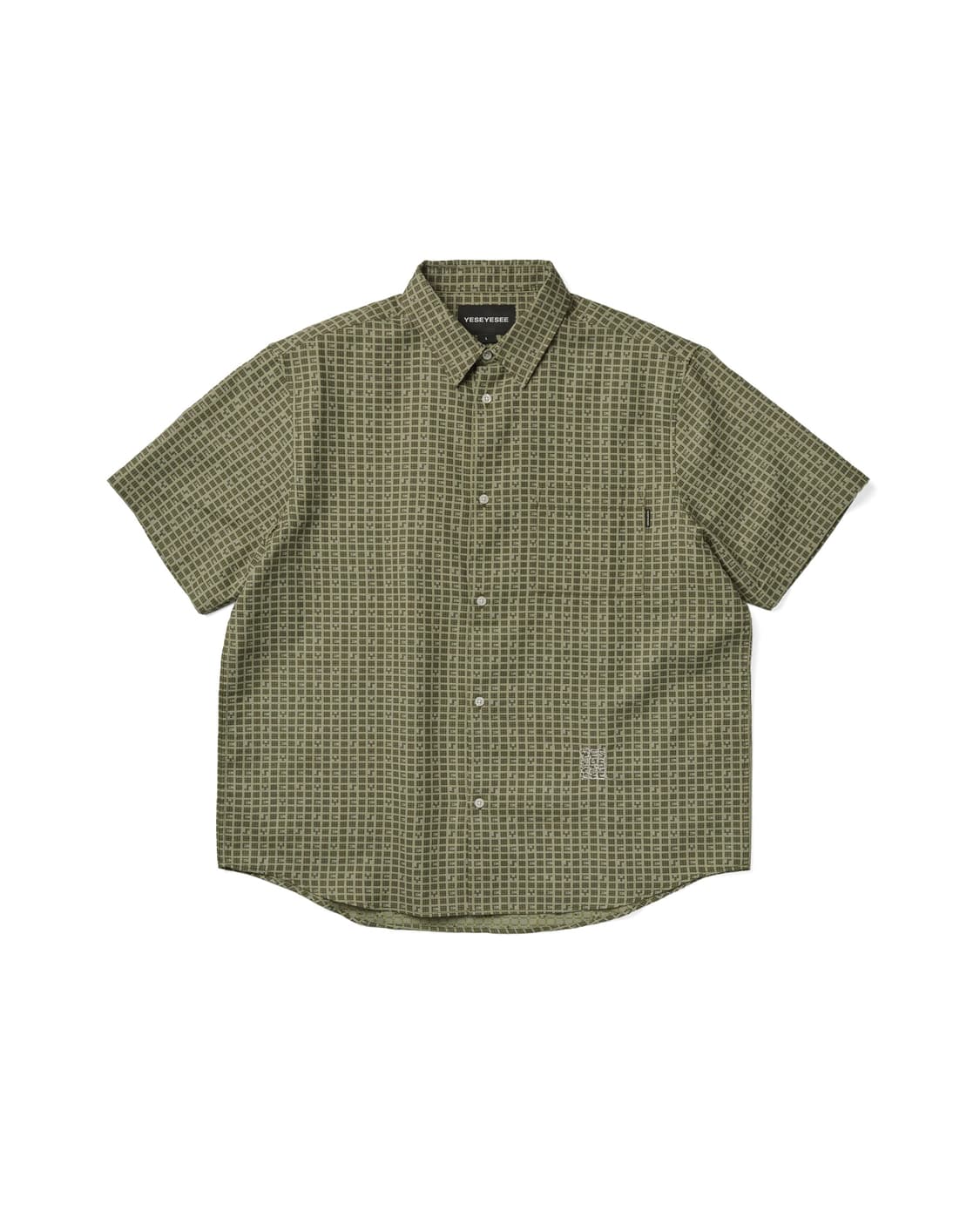 예스아이씨 반팔 셔츠 그린 상품이미지1